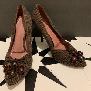 Miu Miu Tweed Heel in size 36 1/2